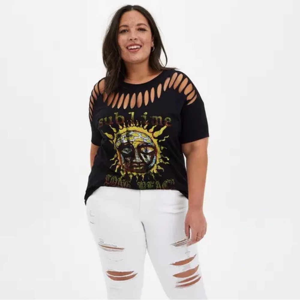 TORRID sublime cut tee